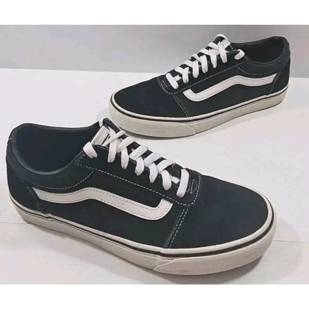 Vans Old Skool Classic Skate Shows Black & White Mens 9.5 Womens 11 Unisex Retro - Picture 9 of 16